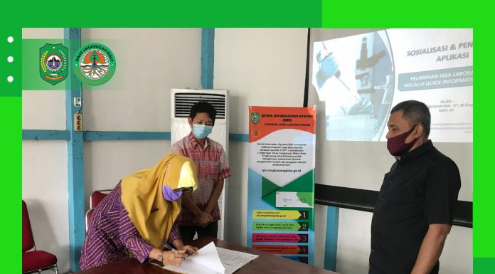 SOSIALISASI APLIKASI QUICK INFORMATION SYSTEM(QIS) JASA LABORATORIUM