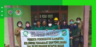 KELOMPOK PEMANFAAT DAN PEMELIHARA(KPP) MAJU BERSAMA MELAKUKAN KEGIATAN ON THE JOB TRAINING(OJT)