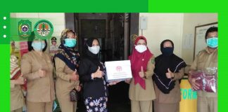 PENERIMAAN PENYALURAN MASKER DARI DEWAN KERAJINAN NASIONAL DAERAH (DEKRANASDA) PROVINSI KALIMANTAN BARAT