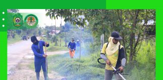 AKSI BERSIH BERSAMA SETIAP KAMIS DENGAN FOKUS LOKASI KEGIATAN MINGGU INI D JALAN RAYA SINGKAWANG – BENGKAYANG