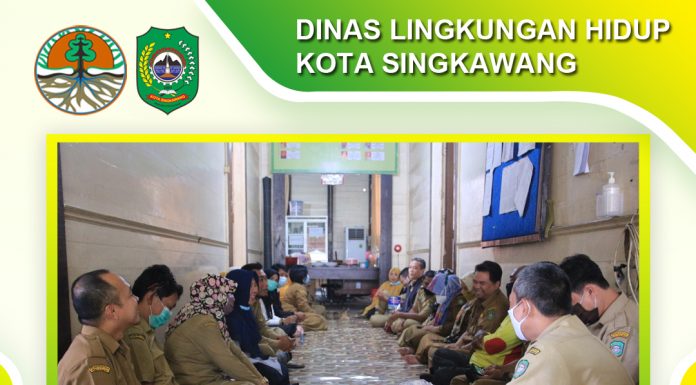 PISAH SAMBUT PEJABAT STRUKTURAL DI DINAS LINGKUNGAN HIDUP KOTA SINGKAWANG