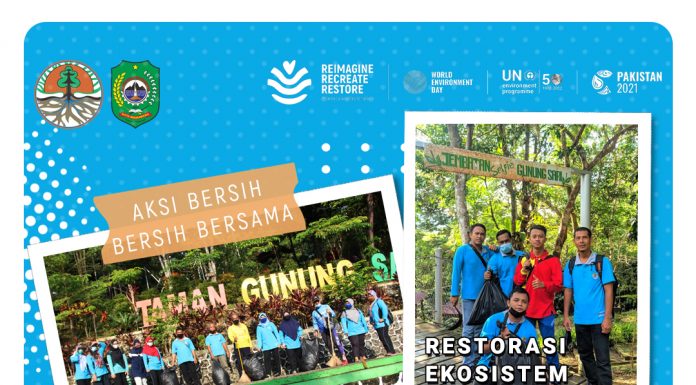 AKSI BERSIH BERSAMA PERINGATI HARI LINGKUNGAN HIDUP SEDUNIA 2021