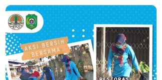 AKSI BERSIH BERSAMA DALAM RANGKA MENYAMBUT HUT RI KE-76 DI KECAMATAN SINGKAWANG TIMUR